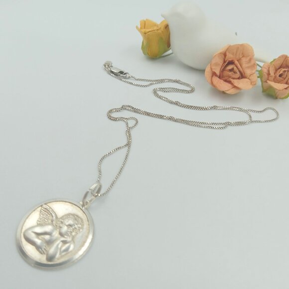 Art Nouveau ST RAPHAELS ANGEL Charm - Picture 9 of 14